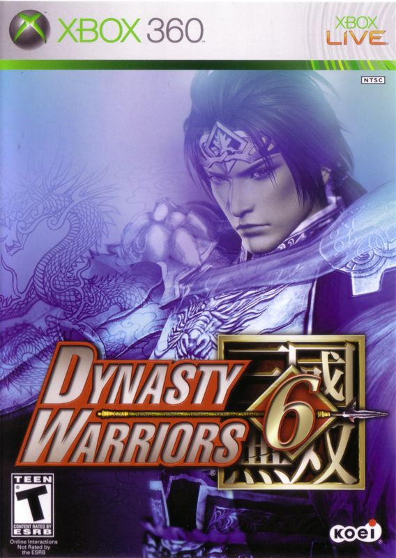 Dynasty Warriors 6 box art for Playstation 3